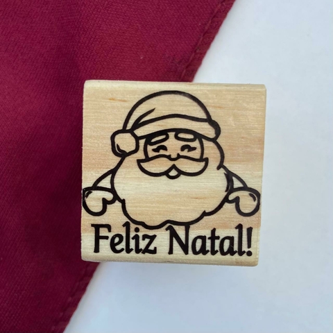 CARIMBO NATALINO (FELIZ NATAL) 3x3cm Un.