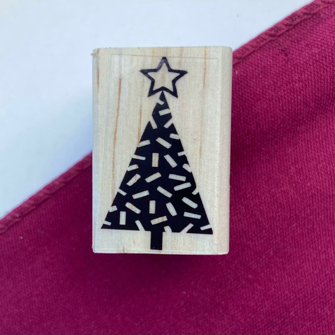 CARIMBO NATALINO ÁRVORE 2X3cm Un.