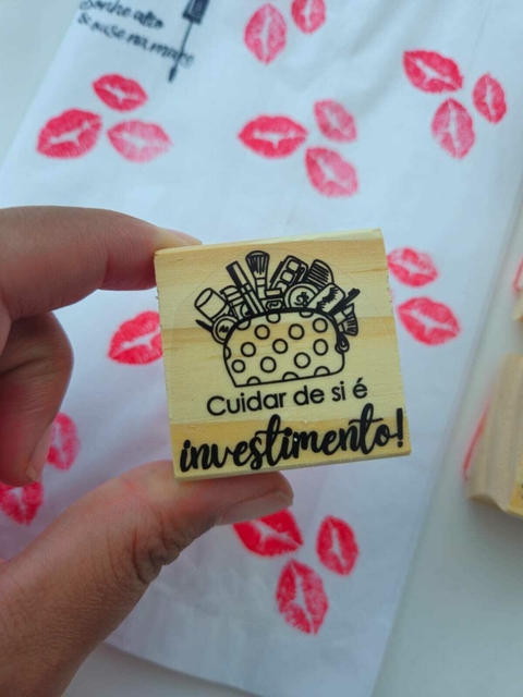 Carimbo tema Make/beleza