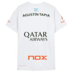 Playera Nox Agustin Tapia Blanca 2025 - Mi Pala MX