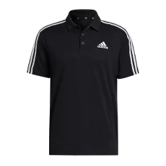 Playera Adidas 3 Stripes Polo Negra