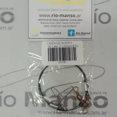 LEADER DE ACERO 80 LBS (2 UNIDADES)