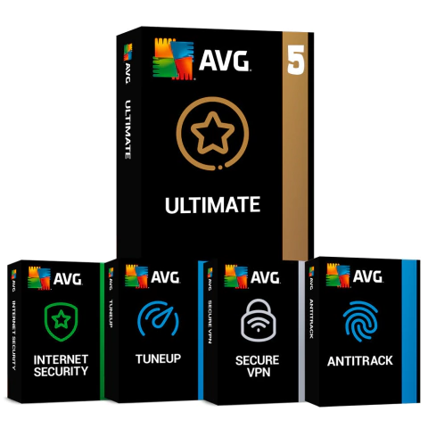 Antivirus Avg Ultimate - 5 Dispositivos 3 Años - comprar online