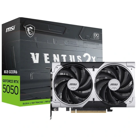 Tarjeta Gráfica MSI Ventus 2X OC 8GB GeForce RTX5050 GDDR6 - 912-V538-017