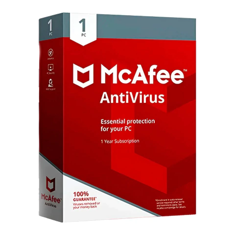 Mcafee Antivirus 1 Dispositivo 1 Año - comprar online