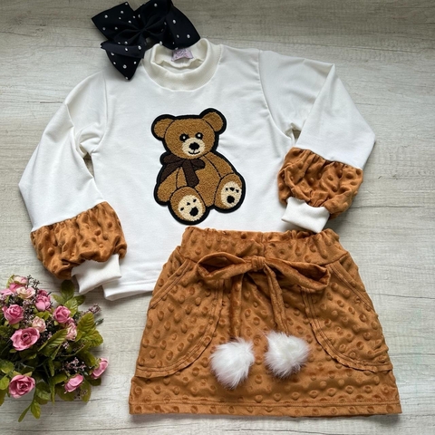 Conjunto Pelúcia Urso