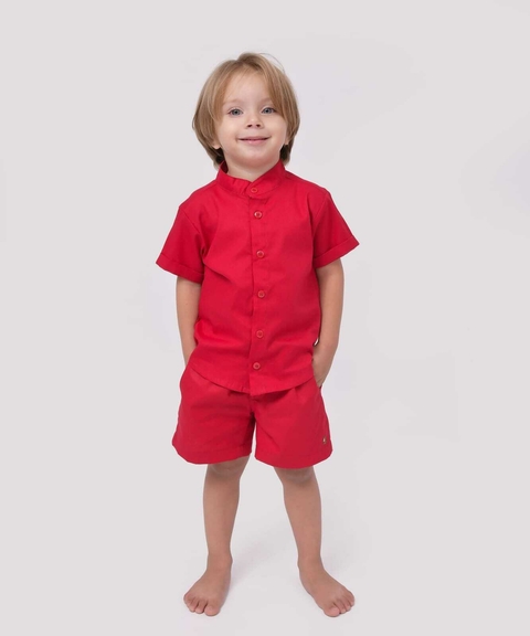 Conjunto mauricinho tricoline
