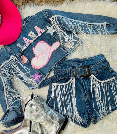 Conjunto Jeans Boiadeira personalizado