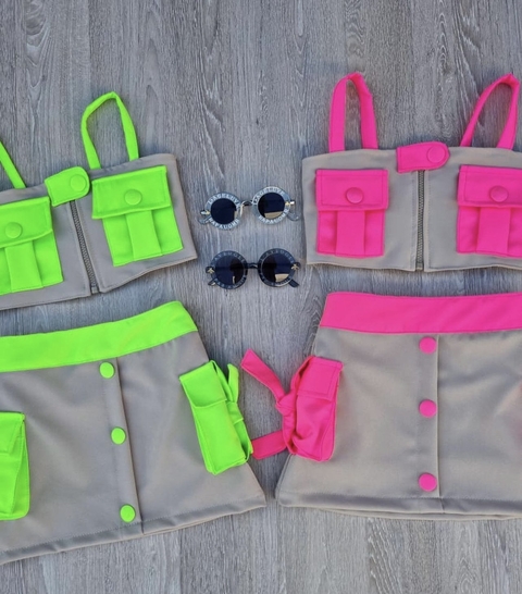 Conjunto Cargo Neon