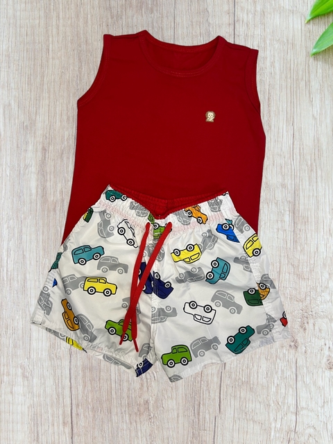 Conjunto Tactel Carros
