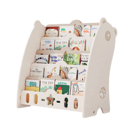 Organizador De Livros Infantis com 5 Prateleiras Grandes Lúdico e Divertido Little Bear - comprar online