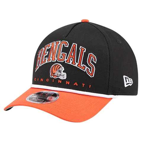 Boné 9FORTY NFL Cincinnati Bengals Arch Preto New Era