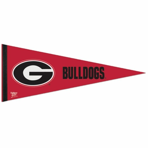 Flâmula CLG Georgia Bulldogs Premium Pennant 12" X 30" - Grande