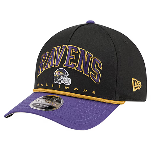 Boné 9FORTY NFL Baltimore Ravens Arch Preto New Era