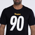 Camiseta NFL Pittsburgh Steelers Player TJ Watt Preto NFL Apparel na internet