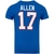 Camiseta Infantil NFL Buffalo Bills Player Josh Allen Azul na internet