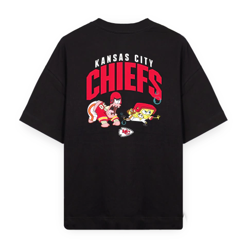 Camiseta Oversized Bob Esponja NFL Kansas City Chiefs Sport America - comprar online