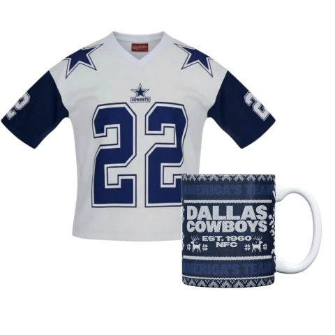 Kit Camiseta + Caneca NFL Dallas Cowboys Natal 2025 Sport America - comprar online