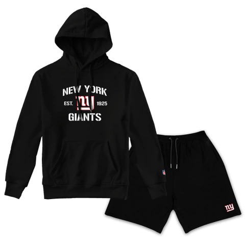 Conjunto Moletom Blackline + Bermuda Team Logo NFL New York Giants Sport America - comprar online