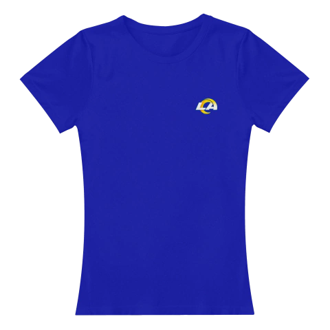 Camiseta Feminina Mini Logo NFL Los Angeles Rams Sport America - comprar online
