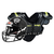 Helmet Riddell Victor-I Youth Preto Novo + Shoulder Pad Surge Youth Riddell