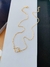 Imagem do Colares choker folheados trevo flor madre pérola Virgínia