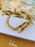 Pulseiras braceletes Semi Joia cravejado de zircônia frases Bridão - Dondocas
