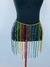Bodychain blusa saia de correntes 2 em 1 coloridas Arco-íris LGBTQIAP+ carnaval Festival - comprar online
