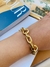 Pulseiras braceletes Banhado a Ouro tendência Maximalismo - loja online
