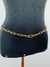 Body chain Cinto de correntes com fecho frontal mosquetão banhado a Ouro - comprar online