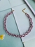 Colares banhados corrente rose rosa tendência Candy Colors - comprar online