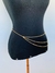 Cinto de crrentes Body chain cinto em camdas dourado e prata Banhado na internet