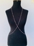 Bodychain Borychian colar de corpo Rosa Bebê Nude - Dondocas