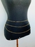 Cintos de correntes em camadas dourado e prata Body chain banhado na internet