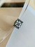 Piercing de pressão duplo modelo flor com zircônia folheado - comprar online