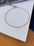 Pulseiras Unissex Semi Joia Verniz Italiano Prata corrente delicada - loja online