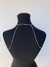 Bodychain Ombreira de correntes em camadas banhado a Ouro e Prata na internet