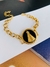 Pulseiras Religiosas Semi Joia bridão Nossa Senhora esmaltado preto