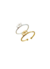 Anéis reguláveis Semi Joia Verniz Diamond Ouro 18K e Prata 925 anel místico olho grego - comprar online