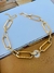 Colares Choker banhado a Ouro Maxi elos cadeado