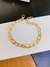 Conjuntos Unissex banhado a Ouro Colar e pulseira de correntes - comprar online