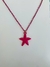 Imagem do Colares choker Rosa Pink com estrela do Mar Praia Verão