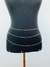 Imagem do Cintos de correntes em camadas dourado e prata Body chain banhado