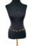 Corrente de cintura cinto bodychain banhado com conchas Ouro