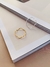 Anéis Semi Joia Verniz Diamond ouro 18 kl prata 925 anel orgânico ondulado curvado na internet