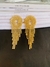 Brincos de festa folheados cravejado e franja de Strass Ouro e Prata - comprar online