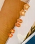 kit trio de brincos 3 pares folheado a Ouro brincos coloridos laranja - Dondocas