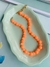 Colares para o Verão colar de miçangas laranja cores vivas - comprar online
