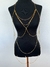 Bodychain cinto sutia de correntes corporais festa festival carnaval