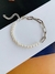 Conjuntos Semi Joia verniz italiano colar e pulseira de pérolas e correntes cartier colar Duo - comprar online